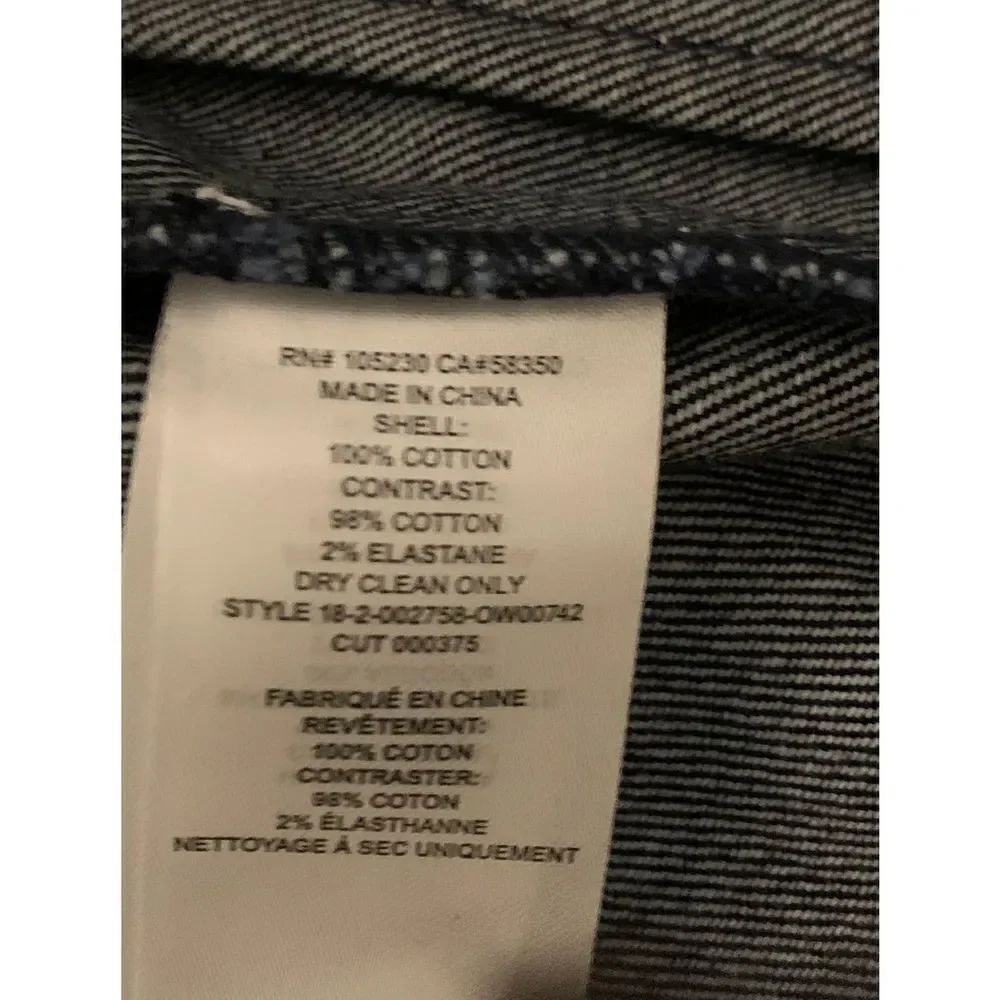 Current/ Elliott Collin Cropped Denim Jean Jacket - Picture 4 of 5